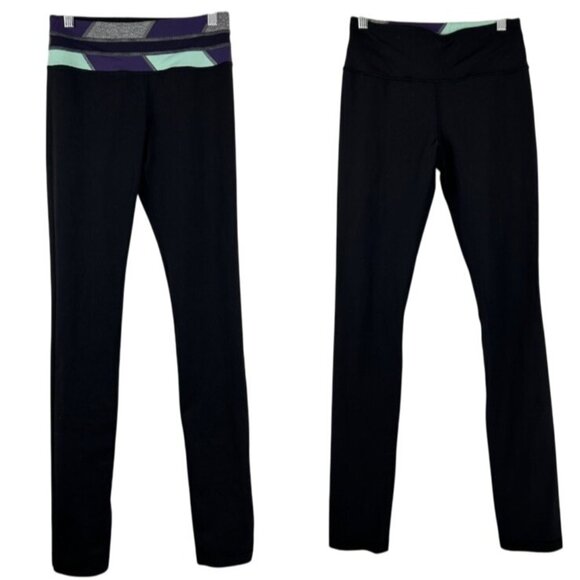 Lululemon Women’s 4 Straight Leg Groove Pant Wunder Under Full Length Reversible - Picture 1 of 15
